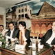 Khaldoun with colleagues in a symposium