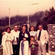 Khaldoun with wife Eqbal Alessa, sister Nawar Alnaqeeb and her daughter Maysaa' Alkhaled, husband Abdulrazzaq Alkhaled and son Khaled Alkhaled. Cannes, France