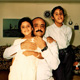 Khaldoun with daughters Saba and Jana Alnaqeeb.